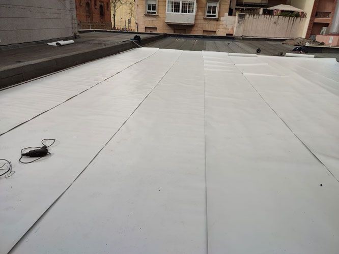 impermeabilicación terrado con membrana TPO